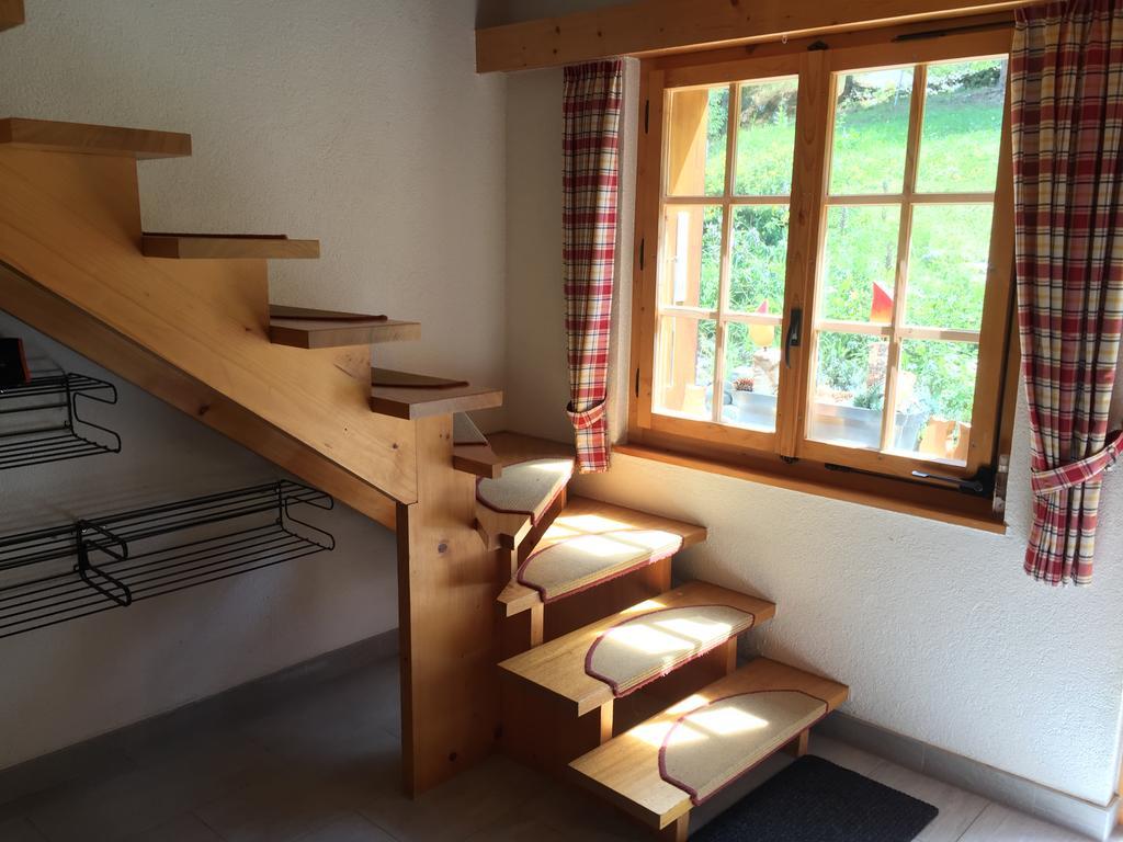 Chalet Charming Grächen Chambre photo
