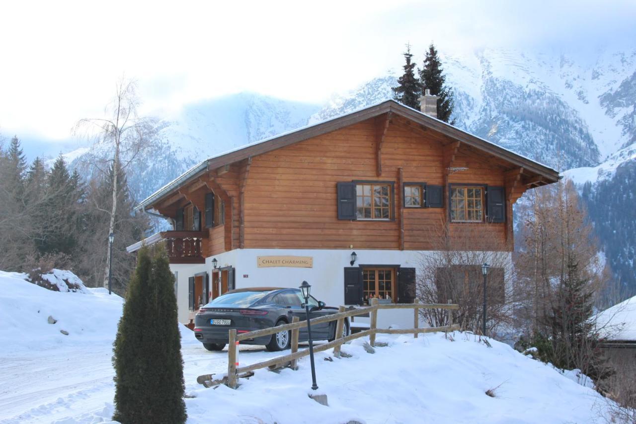 Chalet Charming Grächen Extérieur photo